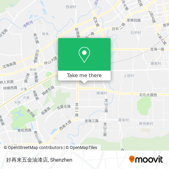 好再来五金油漆店 map