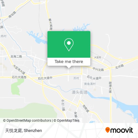 天悦龙庭 map