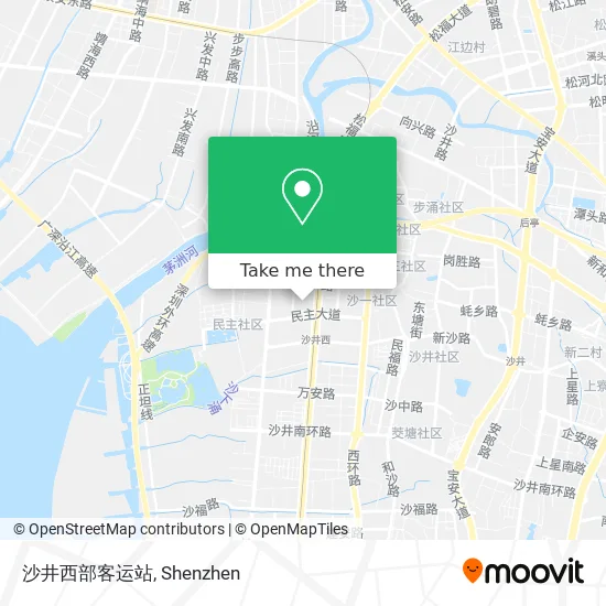 沙井西部客运站 map