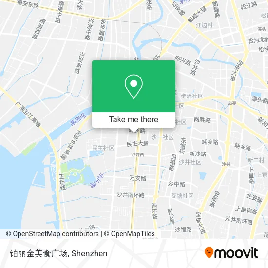 铂丽金美食广场 map