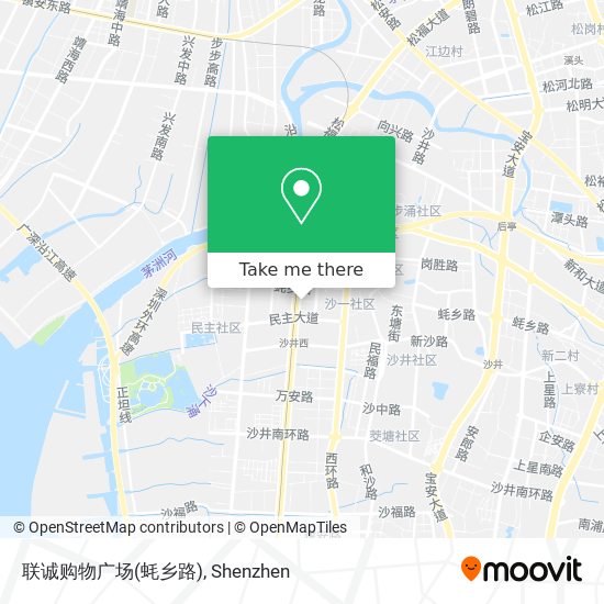 联诚购物广场(蚝乡路) map
