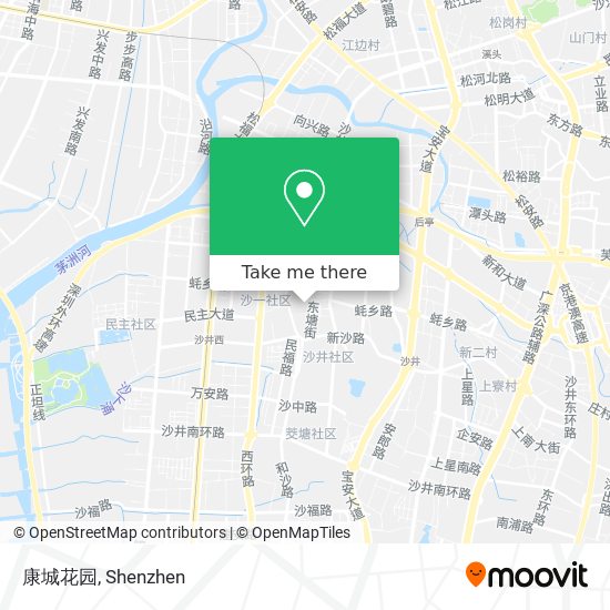 康城花园 map
