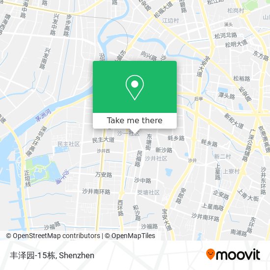 丰泽园-15栋 map