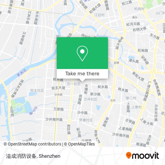 溢成消防设备 map