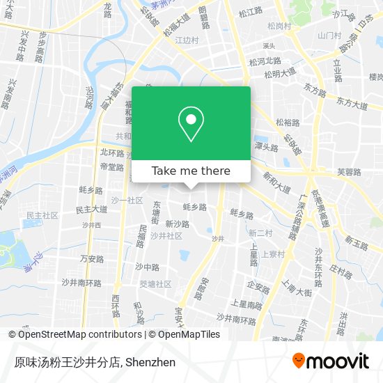 原味汤粉王沙井分店 map