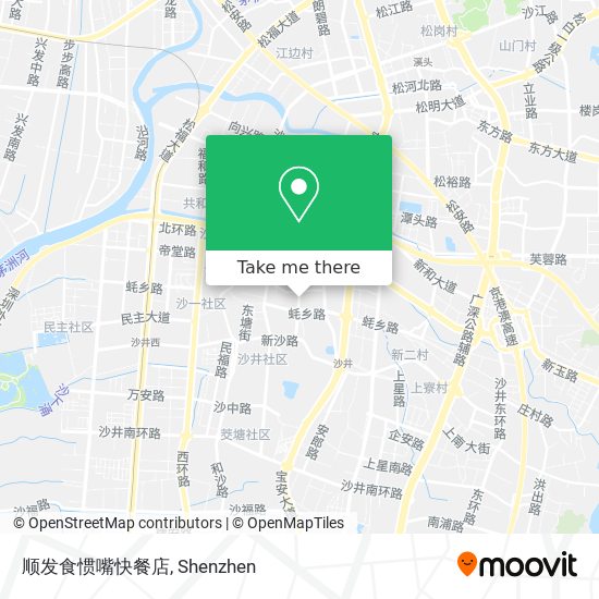 顺发食惯嘴快餐店 map
