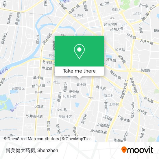 博美健大药房 map