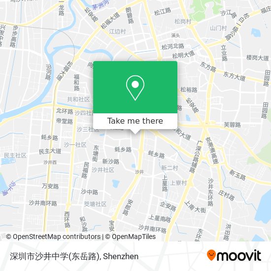 深圳市沙井中学(东岳路) map