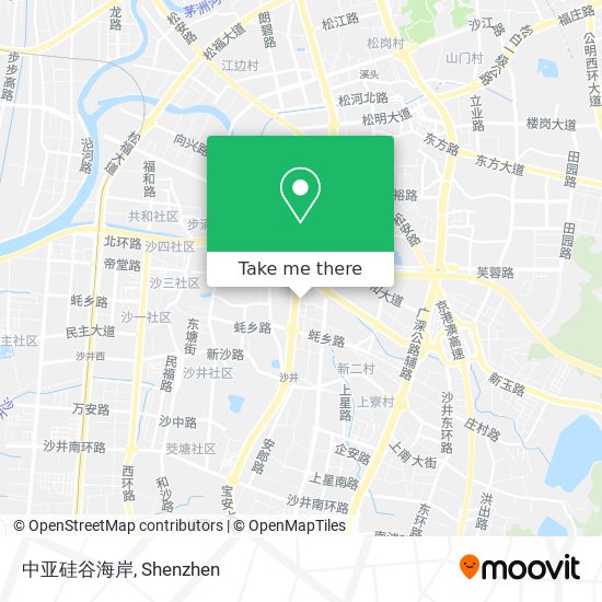 中亚硅谷海岸 map