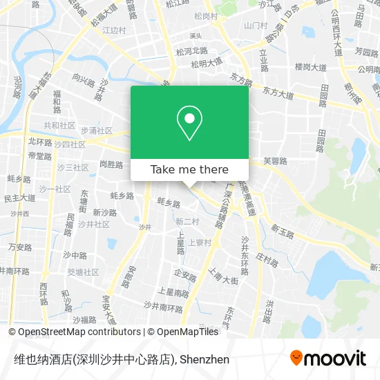 维也纳酒店(深圳沙井中心路店) map
