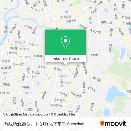 维也纳酒店(沙井中心店)-地下车库 map