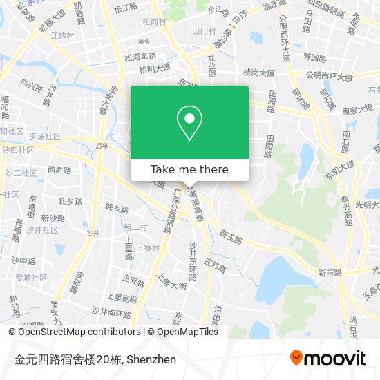 金元四路宿舍楼20栋 map