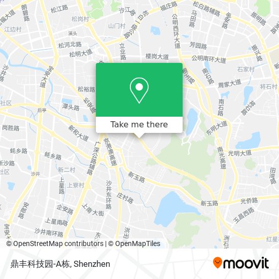 鼎丰科技园-A栋 map