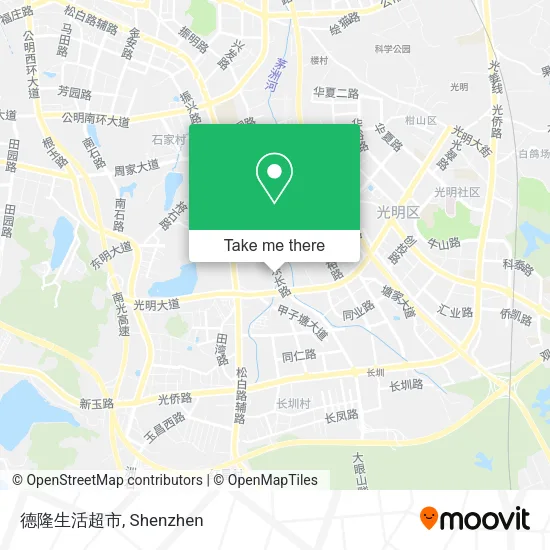 德隆生活超市 map