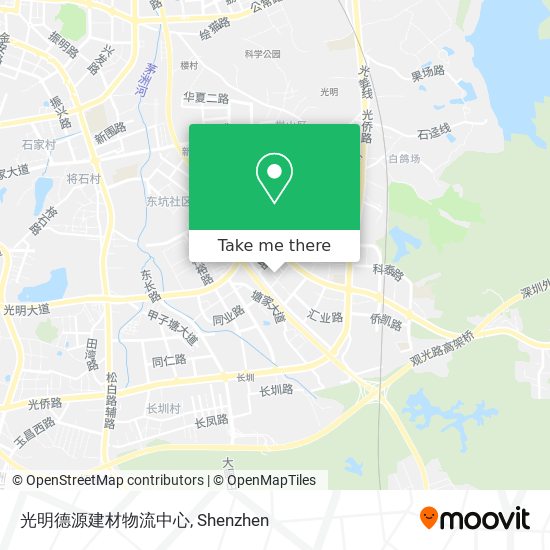 光明德源建材物流中心 map