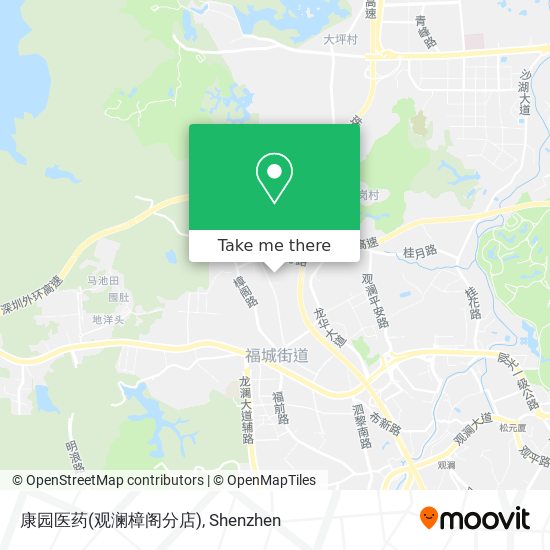 康园医药(观澜樟阁分店) map
