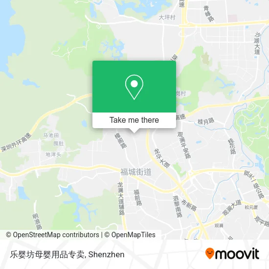 乐婴坊母婴用品专卖 map