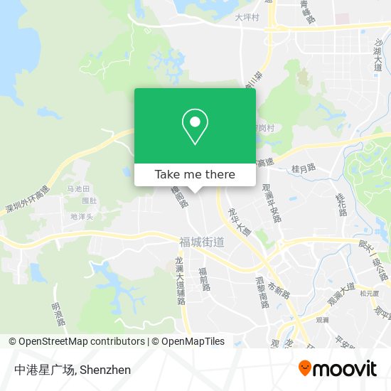 中港星广场 map