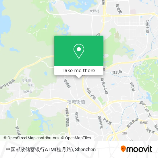 中国邮政储蓄银行ATM(桂月路) map