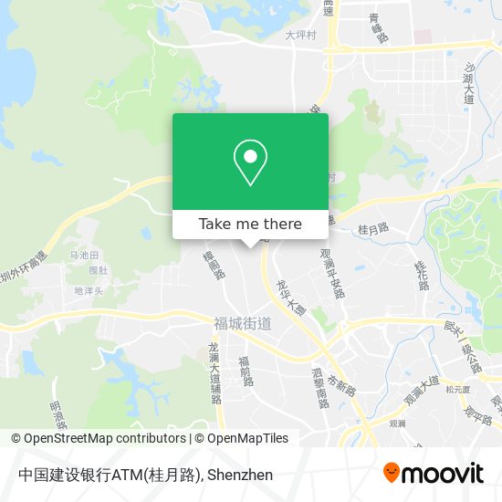 中国建设银行ATM(桂月路) map