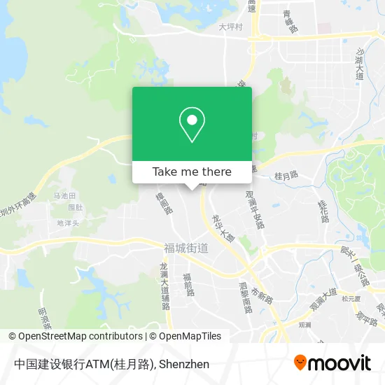 中国建设银行ATM(桂月路) map