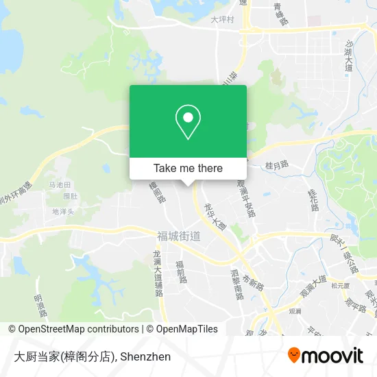 大厨当家(樟阁分店) map