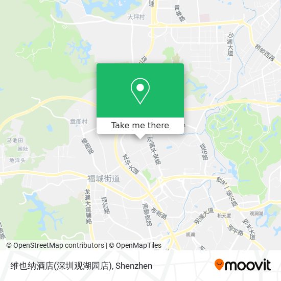 维也纳酒店(深圳观湖园店) map