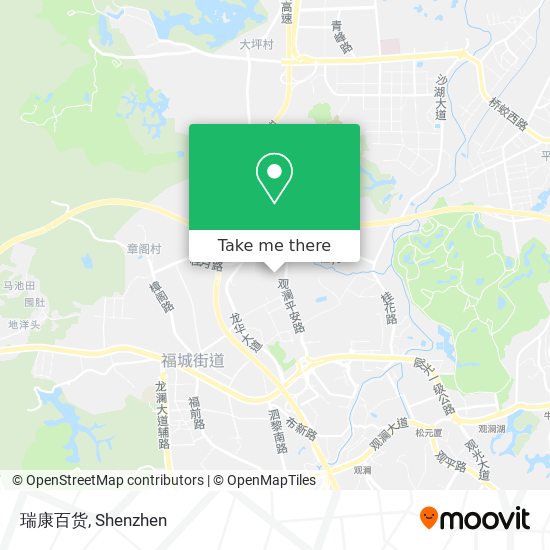 瑞康百货 map