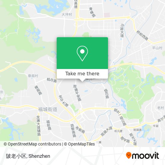 陂老小区 map
