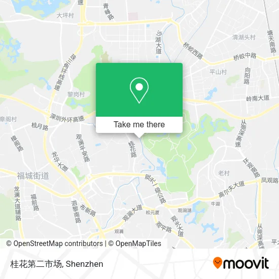桂花第二市场 map