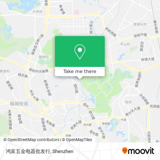 鸿富五金电器批发行 map