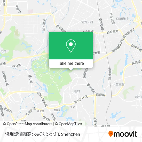 深圳观澜湖高尔夫球会-北门 map