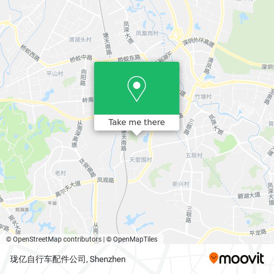 珑亿自行车配件公司 map