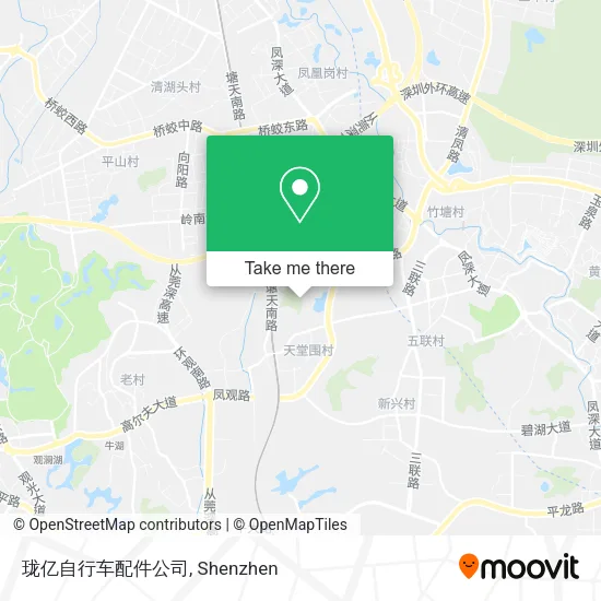 珑亿自行车配件公司 map