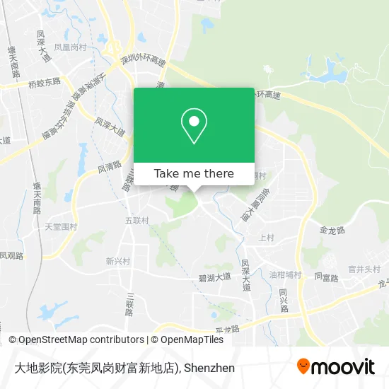 大地影院(东莞凤岗财富新地店) map