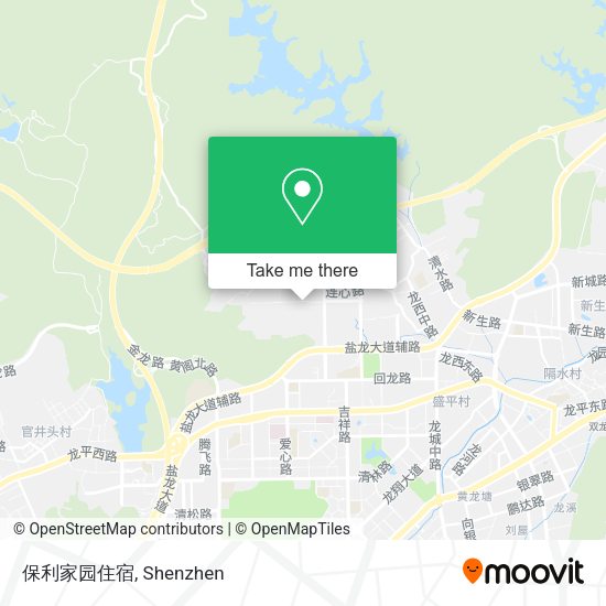 保利家园住宿 map