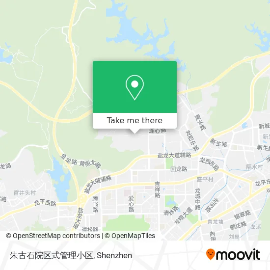 朱古石院区式管理小区 map