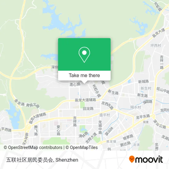 五联社区居民委员会 map