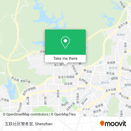 五联社区警务室 map