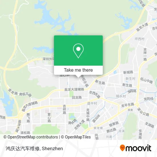 鸿庆达汽车维修 map