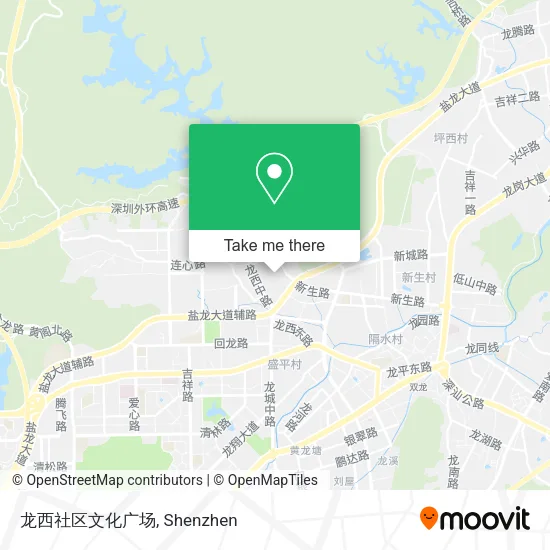 龙西社区文化广场 map