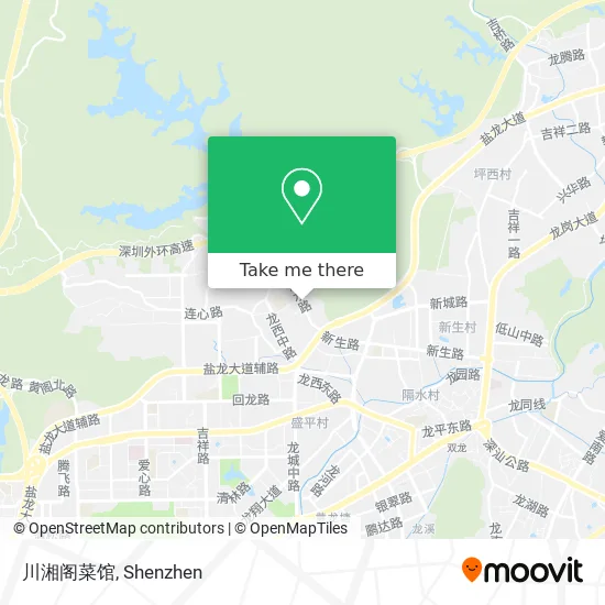 川湘阁菜馆 map