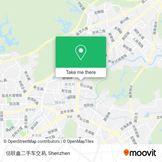 信联鑫二手车交易 map