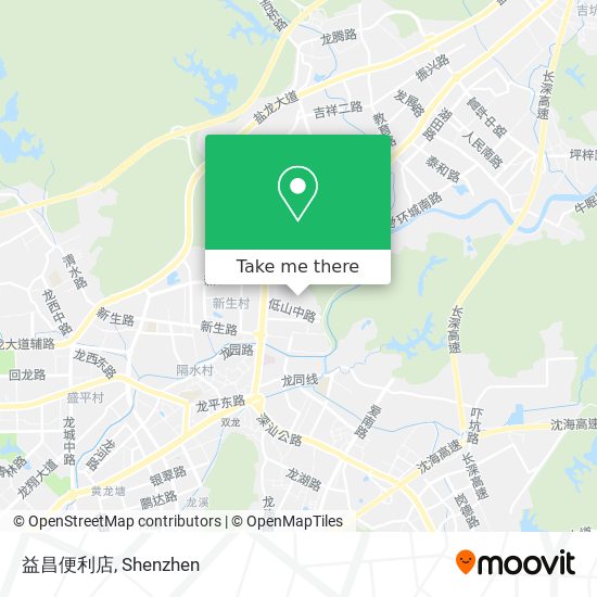 益昌便利店 map
