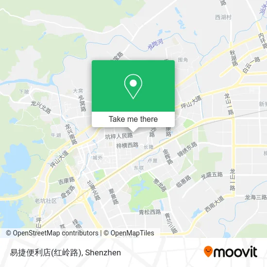 易捷便利店(红岭路) map