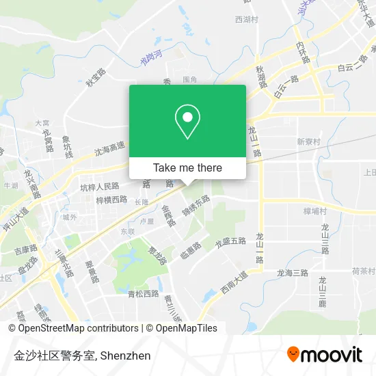 金沙社区警务室 map