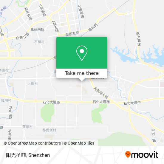阳光圣菲 map