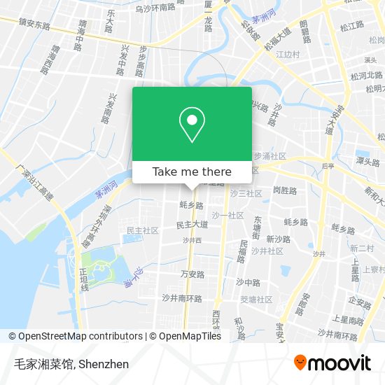 毛家湘菜馆 map