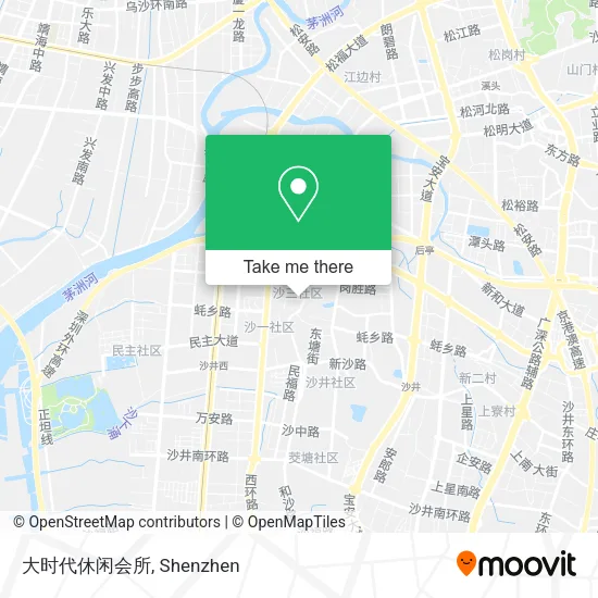 大时代休闲会所 map
