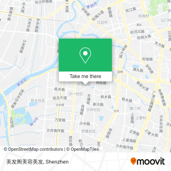美发阁美容美发 map